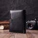 Солидный мужской бумажник вертикального формата из натуральной кожи ST Leather 22462 Черный