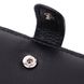 Солидный мужской бумажник вертикального формата из натуральной кожи ST Leather 22462 Черный