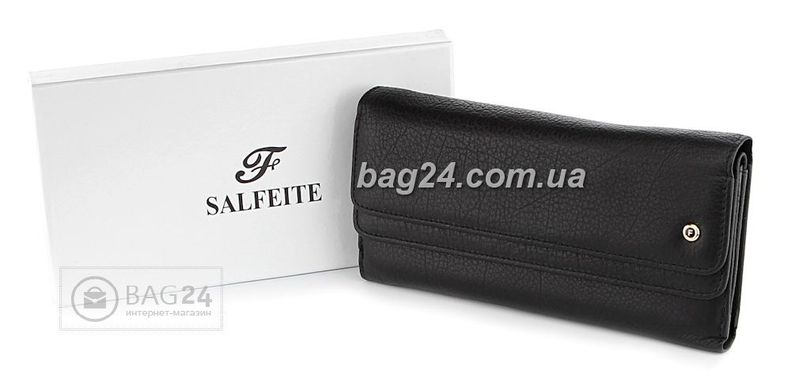 Современный кожаный бумажник SALFEITE, Черный
