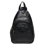 Женский кожаный рюкзак Keizer K1315-black фото