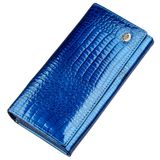 Жіночий лаковий гаманець ST Leather 18901 Синій фото