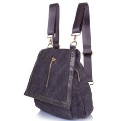 Жіночий рюкзак з якісного шкірозамінника і тканини AMELIE GALANTI (АМЕЛИ Галант) A981199-grey Сірий