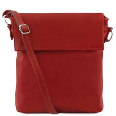 TL141511 Красный Morgan - Кожаная сумка на плечо от Tuscany