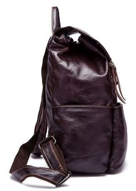 Рюкзак з натуральної шкіри Vintage 14874 Сіро-коричневий