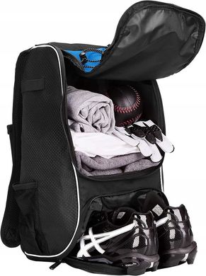 Спортивный рюкзак 22L Amazon Basics черный с синим