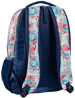 Яркий женский городской рюкзак с фламинго 22L PASO 18-2808FLA16