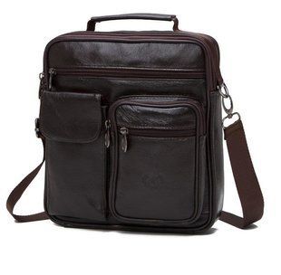 Мессенджер HD Leather NM24-105C Коричневий