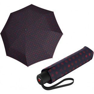 Жіноча складна механічна парасоля Knirps A.050 Medium Manual Pinta Sailor Синій Kn95-7051-8359