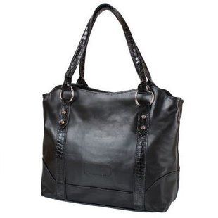Жіноча шкіряна сумка LASKARA (Ласкарєв) LK-DD210-black Чорний