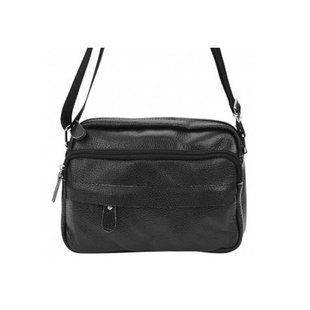 Мужской кожаный мессенджер Borsa Leather m1t823-black