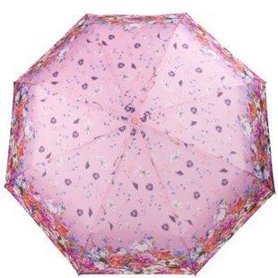 Парасолька жіноча напівавтомат ART RAIN (АРТ РЕЙН) ZAR3616-7 Рожева