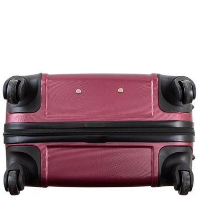 Чемодан маленький на 4-х колесах ROGAL (РОГАЛ) RGL720S-maroon Бордовый