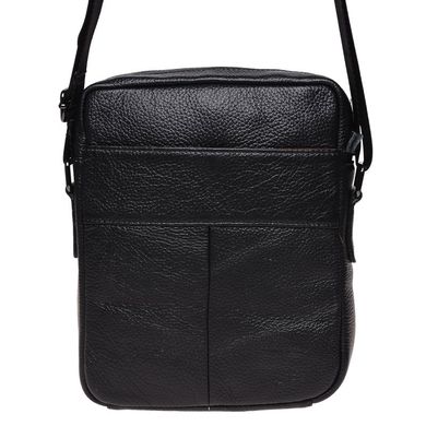 Мужская кожаная сумка Borsa Leather K18154-black