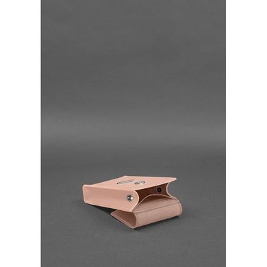 Вертикальная женская кожаная сумка Mini розовая поясная/кроссбоди Blanknote BN-BAG-38-1-pink
