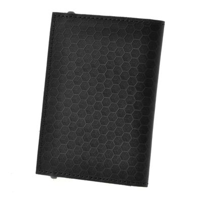 Обложка для паспорта 2.0 Карбон Графит (кожа) - черная Blanknote BN-OP-2-g-karbon