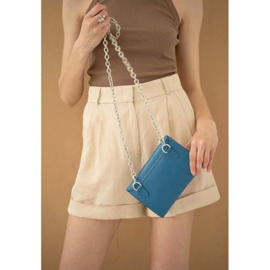 Жіноча шкіряна сумка Luna яскраво-синя Blanknote TW-Luna-lazur