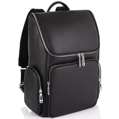 Шкіряний чоловічий рюкзак Tiding Bag N2-191228-3A Чорний