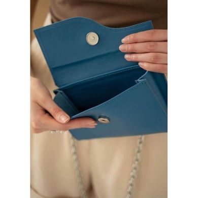 Жіноча шкіряна сумка Luna яскраво-синя Blanknote TW-Luna-lazur