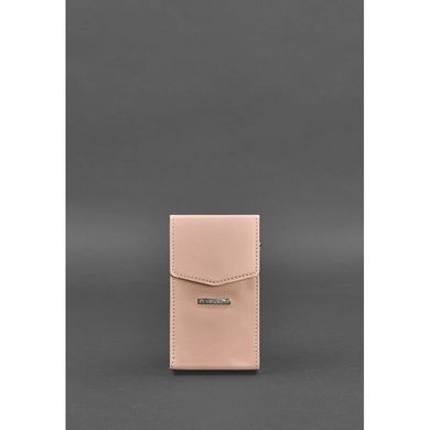 Вертикальная женская кожаная сумка Mini розовая поясная/кроссбоди Blanknote BN-BAG-38-1-pink