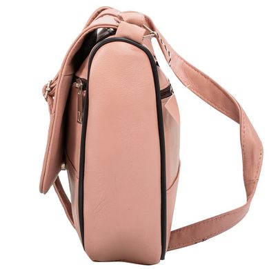 Женская кожаная сумка-почтальонка TUNONA (ТУНОНА) SK2416-13 Розовый