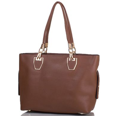 Жіноча сумка з якісного шкірозамінника ANNA & LI (АННА І ЛІ) TU14460-khaki Коричневий