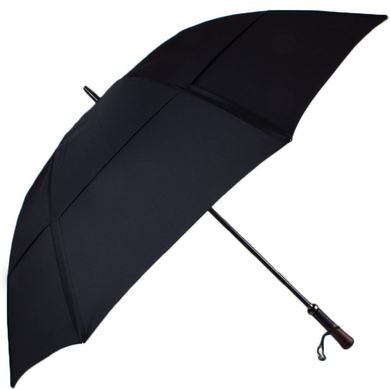 Зонт-трость противоштормовой мужской механический с большим куполом JEAN PAUL GAULTIER (ЖАН-ПОЛЬ ГОТЬЕ) FRHJPG37E15-black Черный