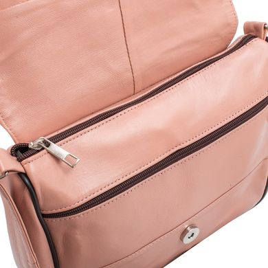 Жіноча шкіряна сумка-почтальонка TUNONA (ТУНОНА) SK2416-13 Рожевий