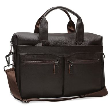 Чоловіча шкіряна сумка Borsa Leather K18612-brown