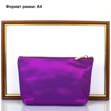 Женская косметичка из качественного кожезаменителя VALENTA (ВАЛЕНТА) VBK275713p Фиолетовый