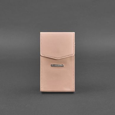 Вертикальна жіноча шкіряна сумка Mini рожева поясна / кроссбоді Blanknote BN-BAG-38-1-pink