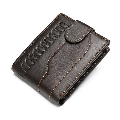 Чоловічий гаманець з тисненням 20233 Vintage Коричневий