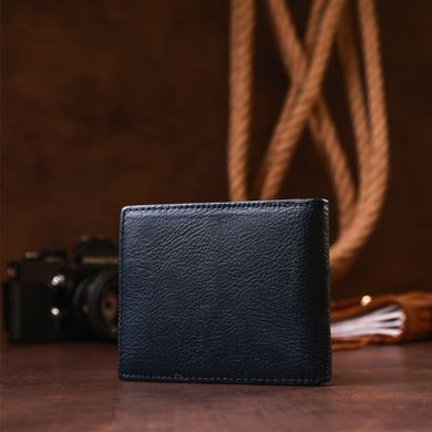 Чоловічий гаманець ST Leather 18321 (ST160) шкіряний Синій