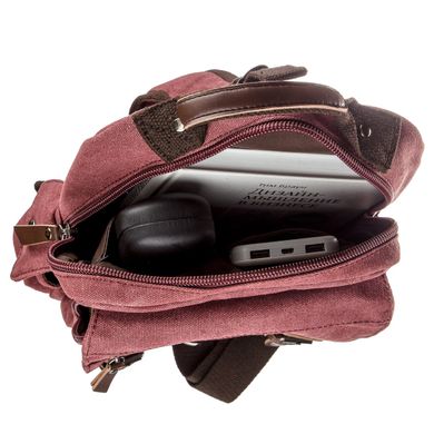 Сумка-рюкзак на одне плече Vintage 20140 Малинова