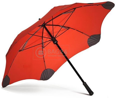 Красный женский зонт механический, противоштормовой BLUNT Bl-mini-red, Красный
