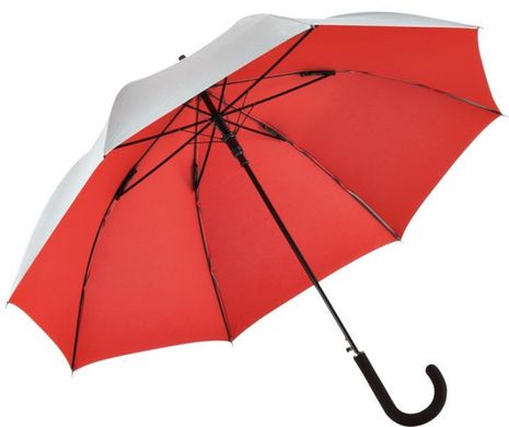Зонт-трость женский двусторонний полуавтомат FARE (ФАРЕ) FARE7119-silver-red Серый