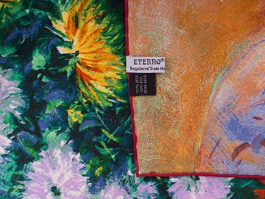 Шелковый платок репродукция картины в стиле импрессионизма. ETERNO ES0611-21, Оранжевый
