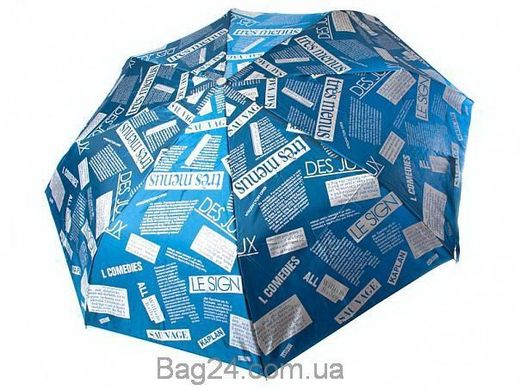 Зонт женский автомат ТРИ СЛОНА L34052-6, Синий