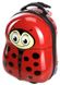 Небольшой детский чемоданчик на колесах WITTCHEN 56-3-052-D, Красный
