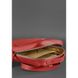 Натуральный кожаный городской женский рюкзак на молнии Cooper красный Blanknote BN-BAG-19-red