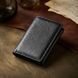 Практичный кошелек с монетницей из натуральной кожи ST Leather 22740 Черный