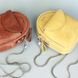 Натуральна шкіряна жіноча міні-сумка Kroha жовта вінтажна Blanknote TW-Kroha-yell-crz