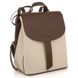 Елегантний маленький рюкзак Grays GR3-1302BG-BP бежево-шоколадний