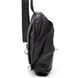 Мужской слинг через плечо, нагрудная сумка из кожи и канвас TARWA GAa-1905-3md Черный