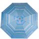 Парасолька-тростина жіноча напівавтомат HAPPY RAIN (ХЕППІ Рейн) U41089-2 Блакитна