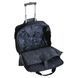 Дорожня сумка Vip Collection Barcelona 17G чорна з сірим поліестер (TF 30 17 Grey) TF.30.17.Grey