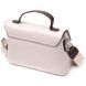 Елегантна сумка сетчел для жінок з натуральної шкіри Vintage 22290 Біла