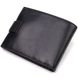 Класичний чоловічий гаманець із натуральної шкіри флотар CANPELLINI 21791 Чорний