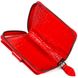 Оригинальное женское портмоне из натуральной фактурной кожи CANPELLINI 21489 Красное
