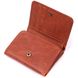 Удобный женский кошелек в три сложения с монетницей из натуральной кожи Vintage sale_15065 Светло-коричневый