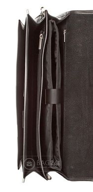 Элитный кожаный портфель Accessory Collection, Черный
